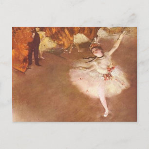 Edgar Degas De ster Briefkaart