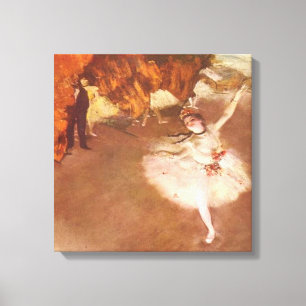 Edgar Degas De Ster Canvas Afdruk