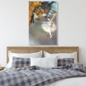 Edgar Degas - De ster/danser in het werkgebied Canvas Afdruk (Insitu (Slaapkamer))