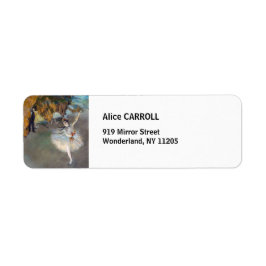 Edgar Degas - De ster/danser in het werkgebied Etiket