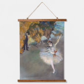 Edgar Degas - De ster/danser in het werkgebied Hangend Wandkleed (Voorkant)