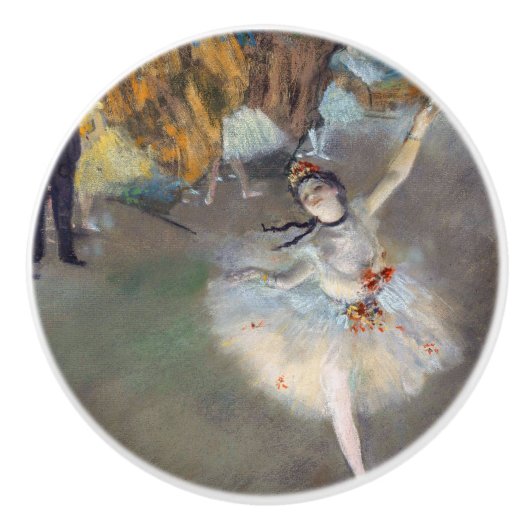 Edgar Degas - De ster/danser in het werkgebied Keramische Knop (Voorkant)