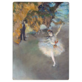 Edgar Degas - De ster/danser in het werkgebied Klembord (Achterkant)