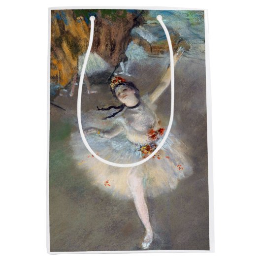 Edgar Degas - De ster/danser in het werkgebied Medium Cadeauzakje (Voorkant)
