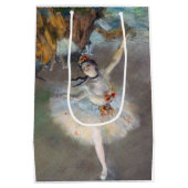 Edgar Degas - De ster/danser in het werkgebied Medium Cadeauzakje (Achterkant)