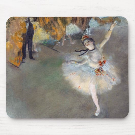 Edgar Degas - De ster/danser in het werkgebied Muismat (Voorkant)