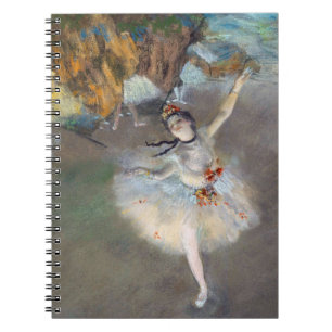 Edgar Degas - De ster/danser in het werkgebied Notitieboek
