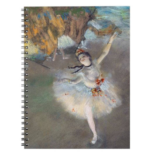 Edgar Degas - De ster/danser in het werkgebied Notitieboek (Voorkant)
