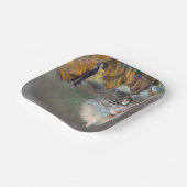 Edgar Degas - De ster/danser in het werkgebied Papieren Bordje (Gebogen)