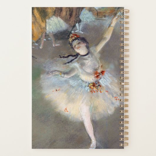 Edgar Degas - De ster/danser in het werkgebied Planner (Achterkant)