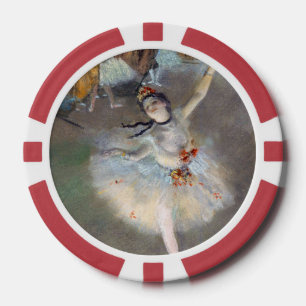 Edgar Degas - De ster/danser in het werkgebied Poker Chips