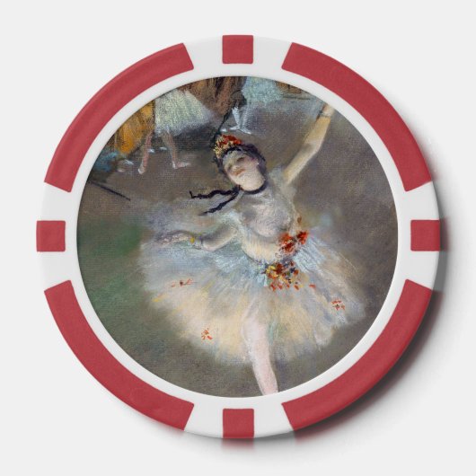 Edgar Degas - De ster/danser in het werkgebied Poker Chips (Voorkant)