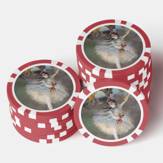 Edgar Degas - De ster/danser in het werkgebied Poker Chips (Opstapeling)