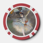 Edgar Degas - De ster/danser in het werkgebied Poker Chips (Achterkant)