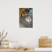 Edgar Degas - De ster/danser in het werkgebied Poster (Keuken)