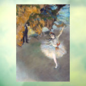 Edgar Degas - De ster/danser in het werkgebied Raamsticker (Vel 3)