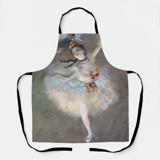 Edgar Degas - De ster/danser in het werkgebied Schort (Voorkant)