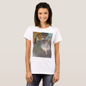 Edgar Degas - De ster/danser in het werkgebied T-shirt (Voorkant volledig)