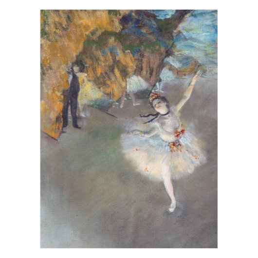 Edgar Degas - De ster/danser in het werkgebied Tafelkleed (Voorkant)