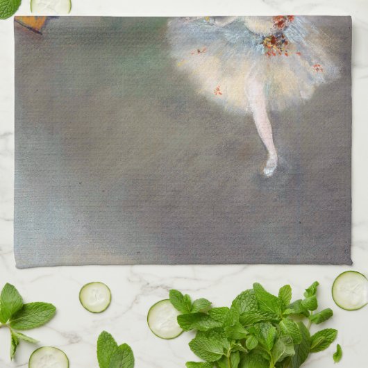 Edgar Degas - De ster/danser in het werkgebied Theedoek (Gevouwen)