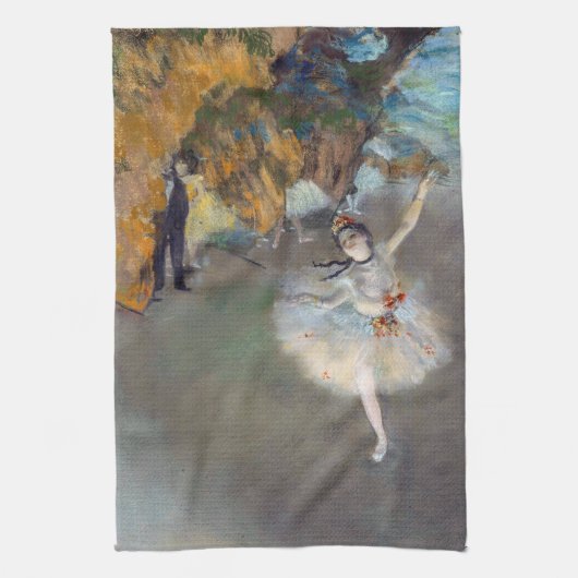 Edgar Degas - De ster/danser in het werkgebied Theedoek (Verticaal)