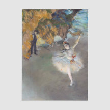 Edgar Degas - De ster/danser in het werkgebied