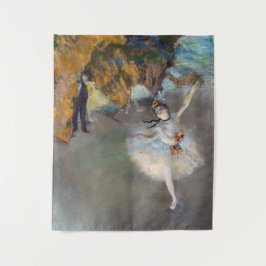 Edgar Degas - De ster/danser in het werkgebied Wandkleed