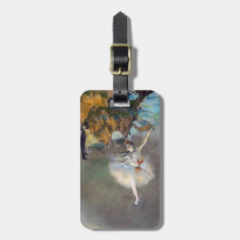 Edgar Degas - De ster / Danseres op het podium Bagagelabel