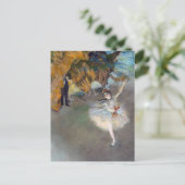 Edgar Degas - De Ster / Danseres op het Podium Briefkaart (Staand voorkant)
