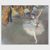 Edgar Degas - De Ster / Danseres op het Podium Cadeaupapier (Vlak)