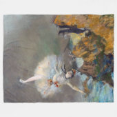 Edgar Degas - De Ster / Danseres op het Podium Fleece Deken (Voorkant (Horizontaal))