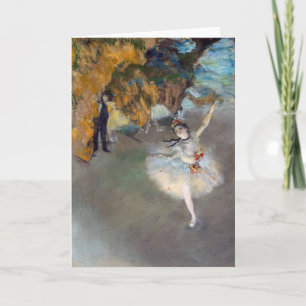 Edgar Degas - De Ster / Danseres op het Podium Kaart