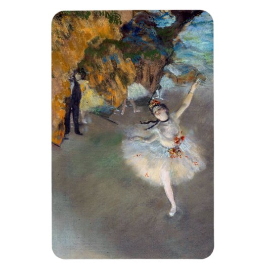 Edgar Degas - De Ster / Danseres op het Podium Magneet (Verticaal)