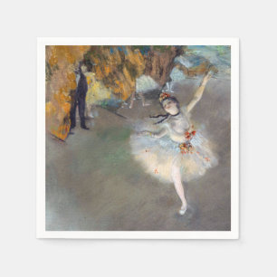 Edgar Degas - De Ster / Danseres op het Podium Servet