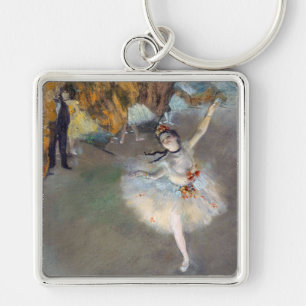 Edgar Degas - De Ster / Danseres op het Podium Sleutelhanger