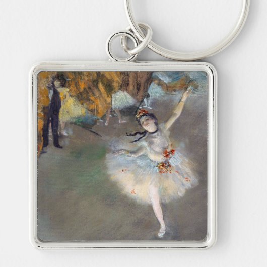 Edgar Degas - De Ster / Danseres op het Podium Sleutelhanger (Voorkant)