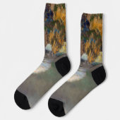 Edgar Degas - De Ster / Danseres op het Podium Sokken (Links)