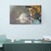 Edgar Degas - De Ster / Danseres op het Podium Spandoek (Beurs)