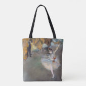 Edgar Degas - De Ster / Danseres op het Podium Tote Bag (Achterkant)