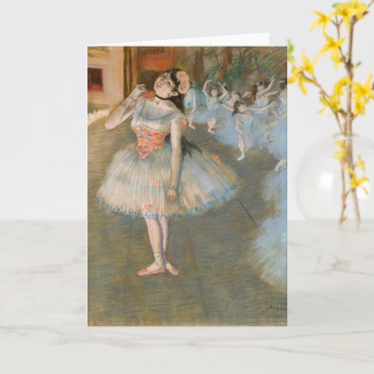 Edgar Degas - De ster Kaart (Gele Bloem)