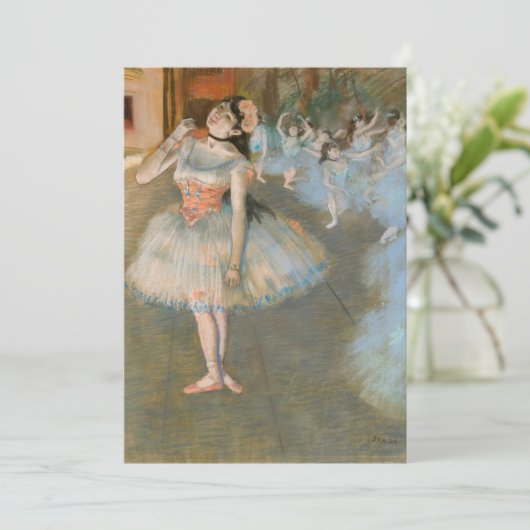Edgar Degas - De ster Kaart (Staand voorkant)