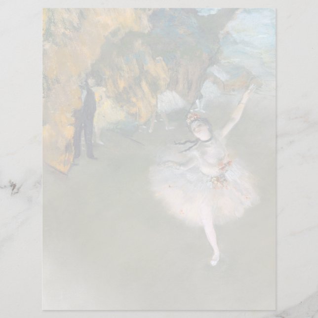 Edgar Degas | De ster of danser in het werkgebied (Voorkant)