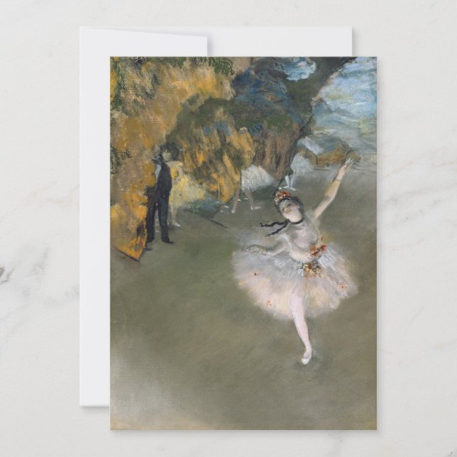 Edgar Degas - de ster of danser in het werkgebied (Voorkant)
