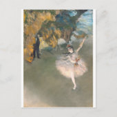 Edgar Degas | De ster of danser in het werkgebied Briefkaart (Voorkant)