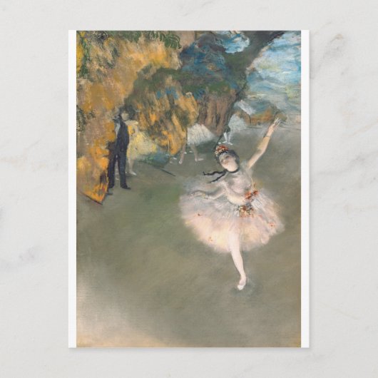 Edgar Degas | De ster of danser in het werkgebied Briefkaart (Voorkant)