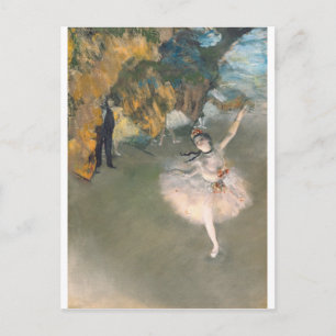 Edgar Degas   De ster of danser in het werkgebied Briefkaart