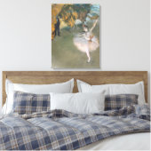 Edgar Degas | De ster of danser in het werkgebied Canvas Afdruk (Insitu (Slaapkamer))