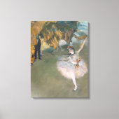 Edgar Degas | De ster of danser in het werkgebied Canvas Afdruk (Voorkant)