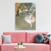 Edgar Degas | De ster of danser in het werkgebied Canvas Afdruk (Insitu (Woonkamer))