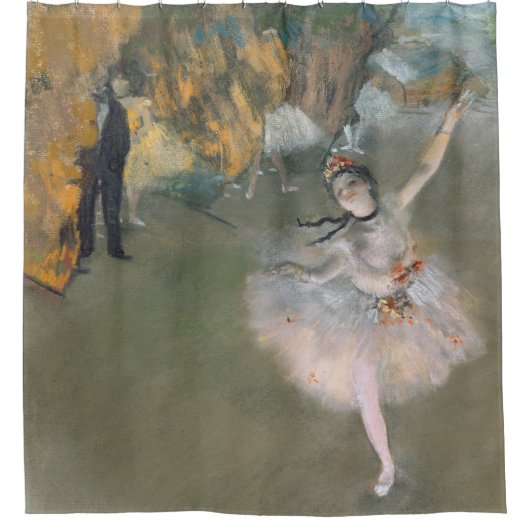 Edgar Degas | De ster of danser in het werkgebied Douchegordijn (Voorkant)